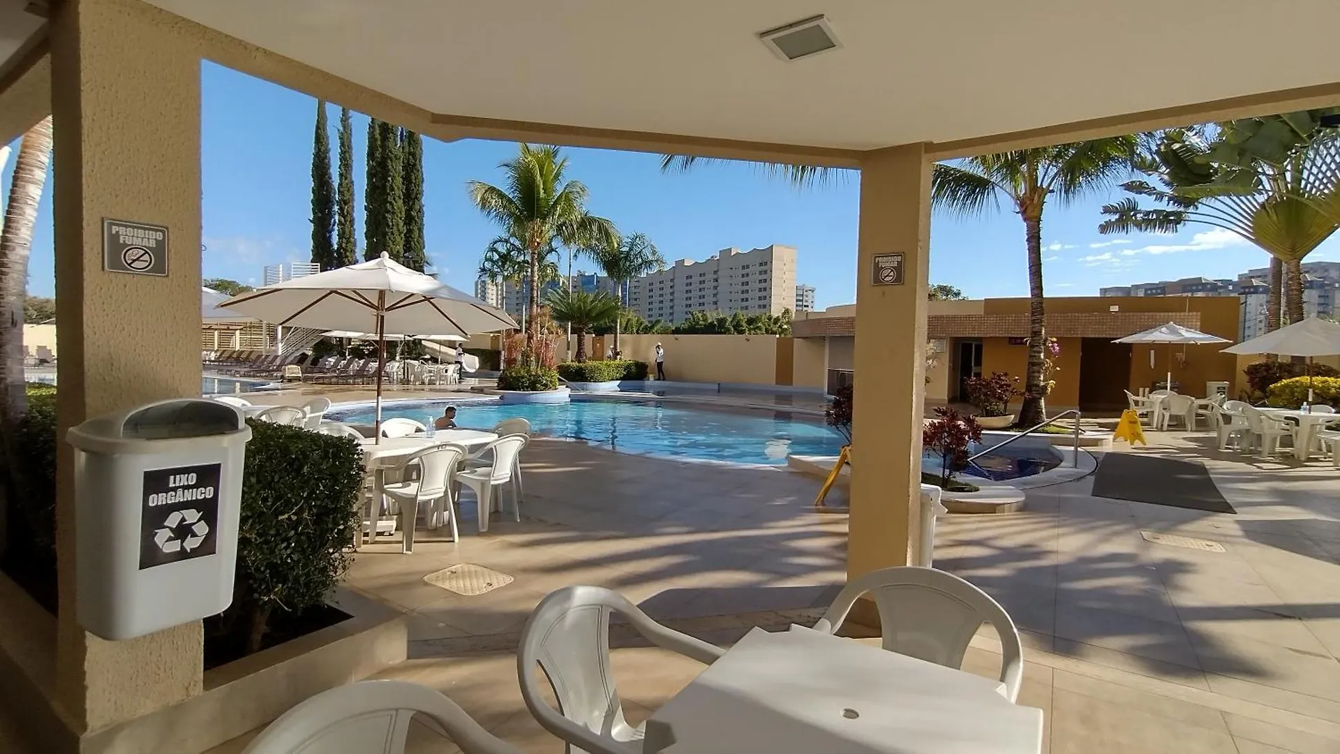 Apartamento Prive Das Thermas II Caldas Novas - Achei Ferias - Com Roupa De Cama